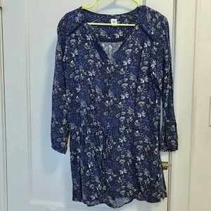 Gap Long-sleeve Paisley Romper